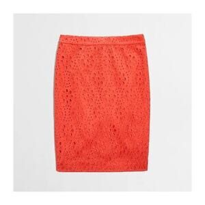 J. CREW FACTORY Floral Eyelet Pencil Skirt A2870 Size 4